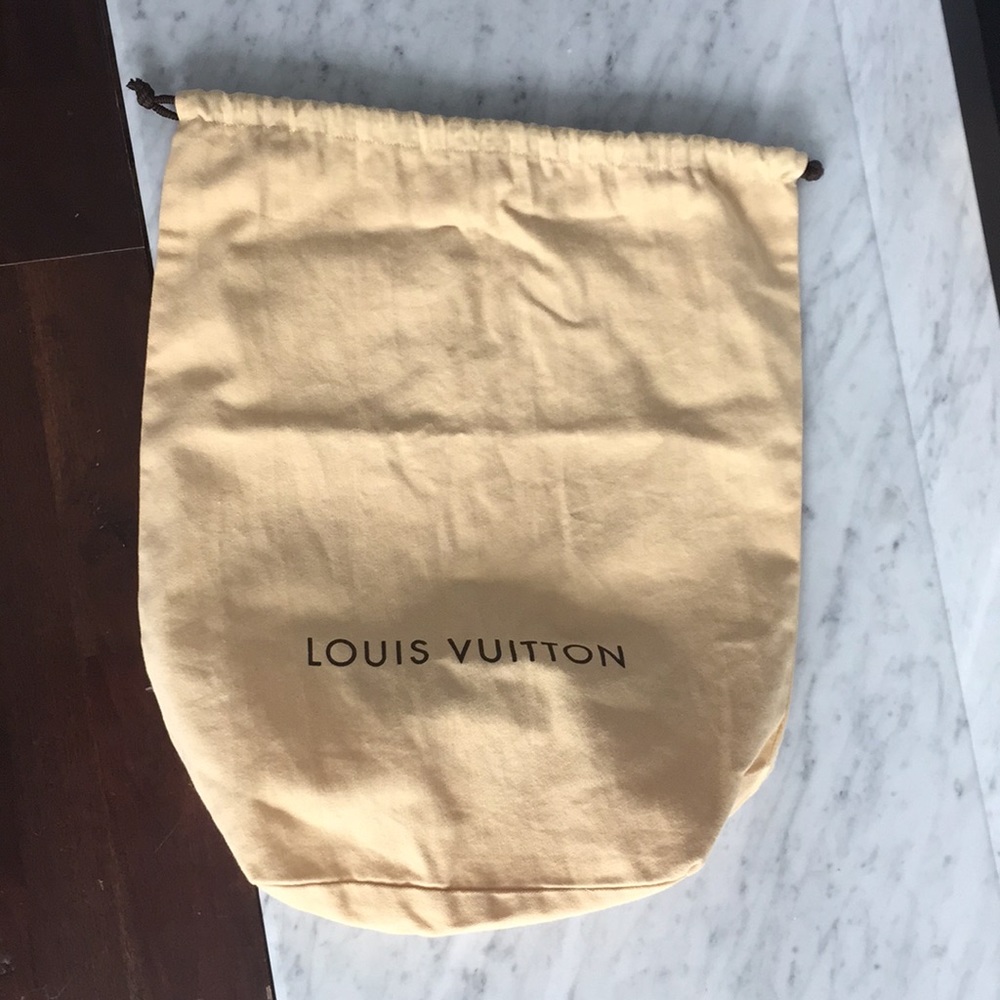 Louis Vuitton dust bag.  Drawstring
